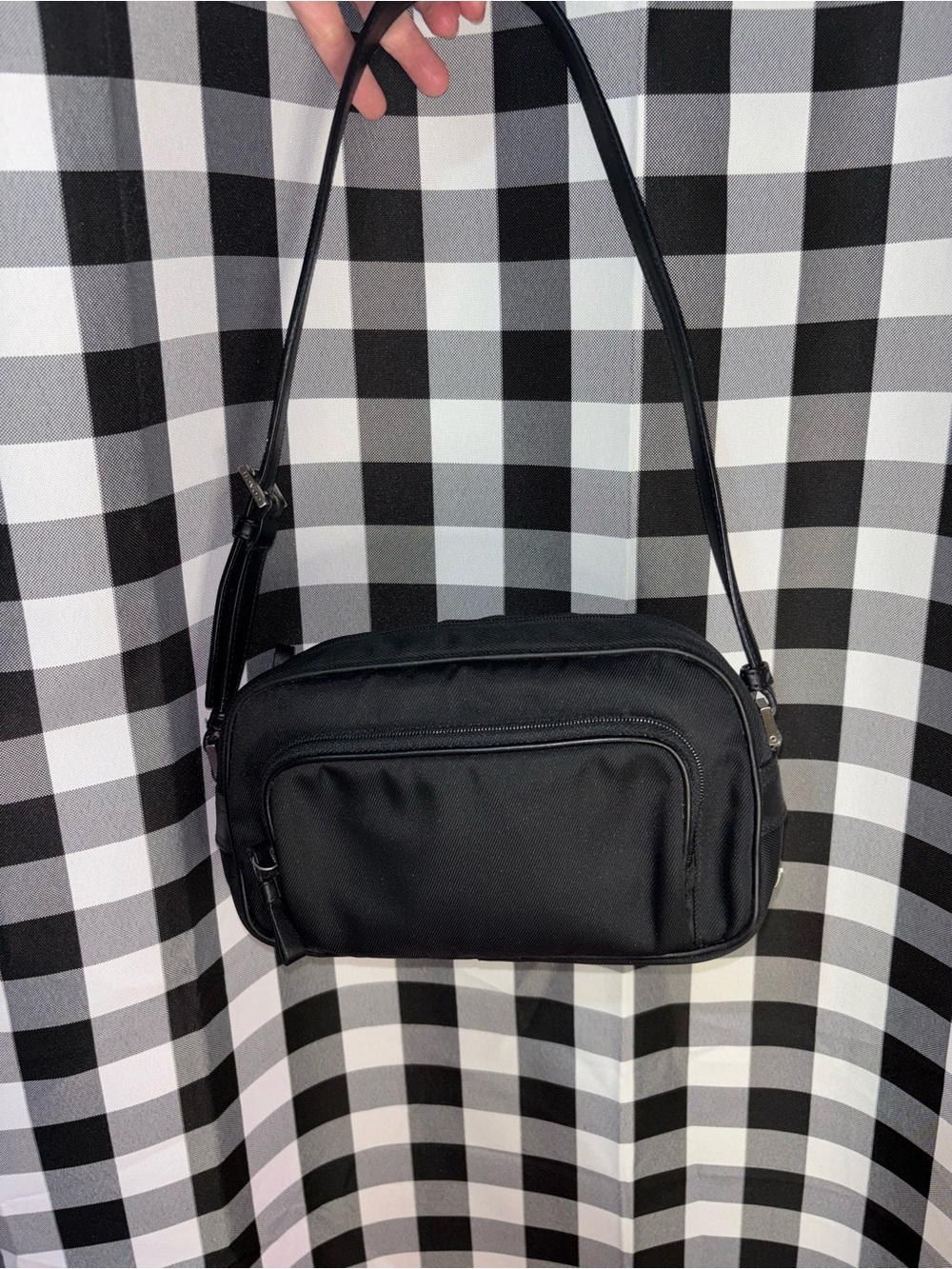 Coach Vintage Black Nylon Travel Camera Bag Y2K 2001